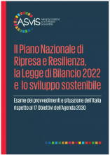 ASVIS bilancioOgni anno, in occasione del varo della Legge di Bilancio, l'Alleanza Italiana per lo Sviluppo Sostenibile pubblica un'analisi della corrispondenza di questa con gli Obiettivi di Sviluppo Sostenibile sottoscritti dall'Italia nell'Agenda 2030.
Visita